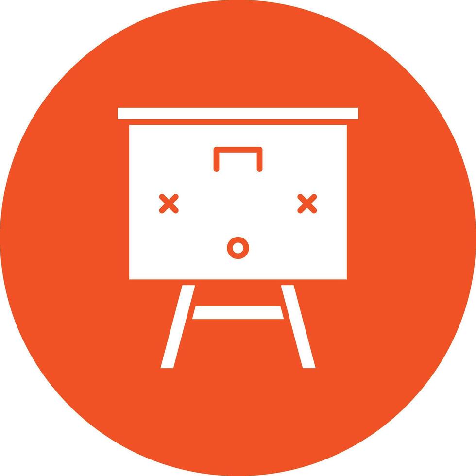 Presentation icon vector image. Suitable for mobile apps, web apps and print media.