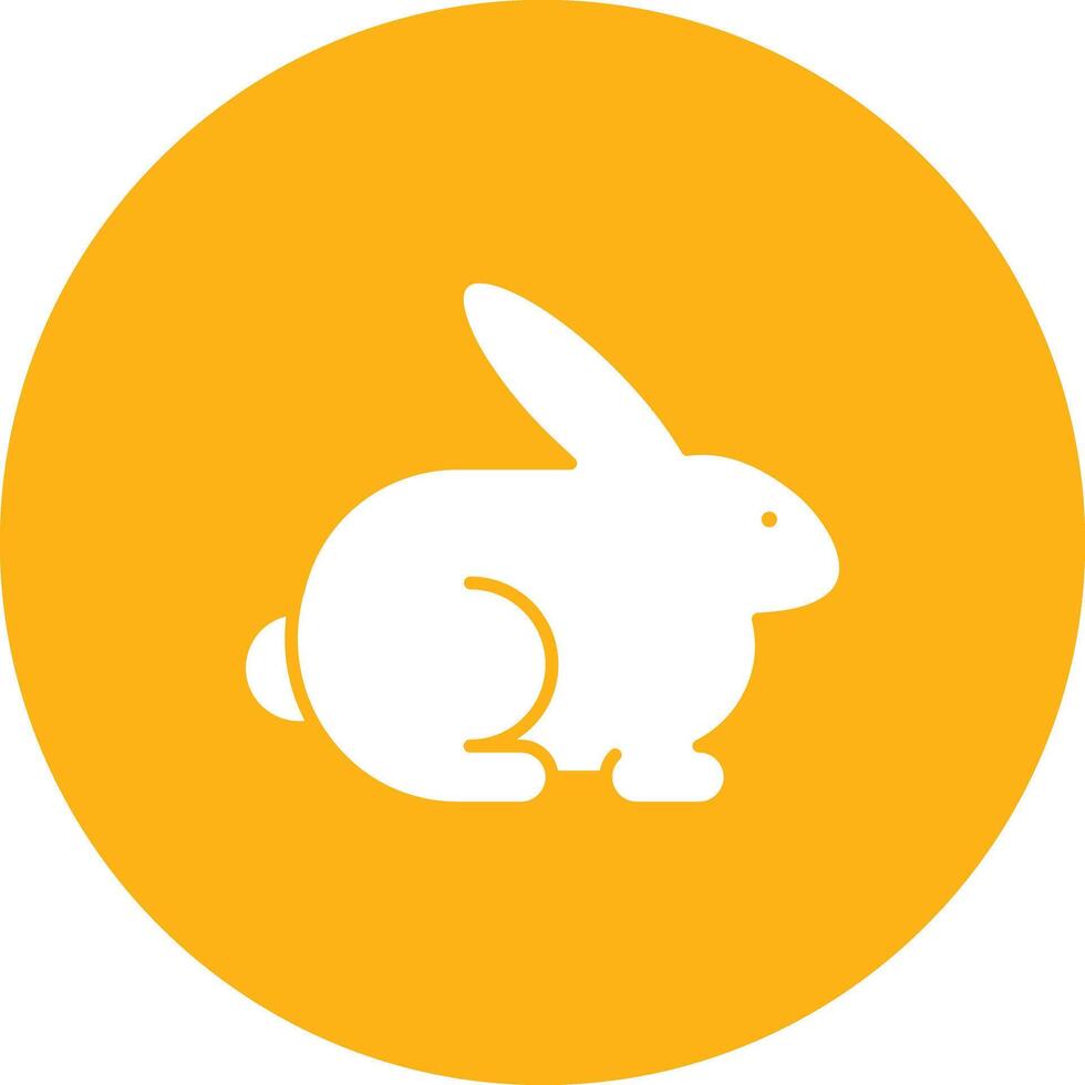 Rabbit icon vector image. Suitable for mobile apps, web apps and print media.