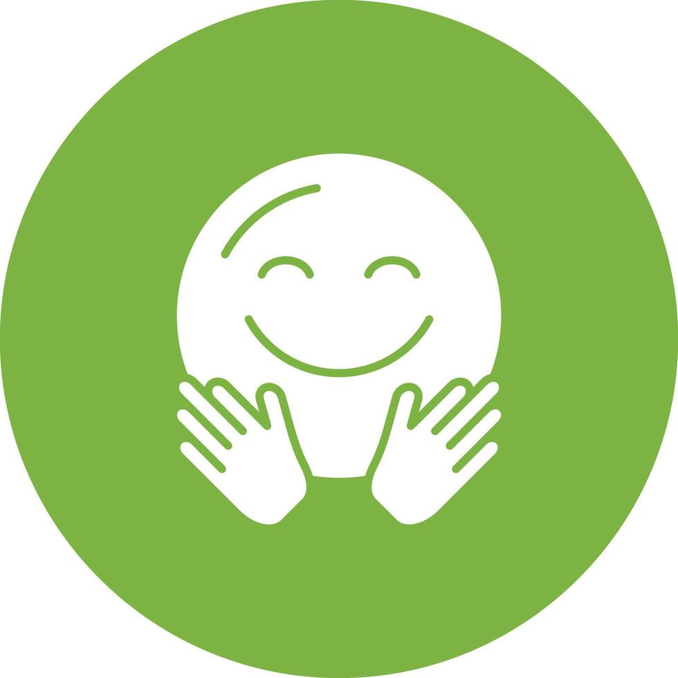 Hugging Face icon vector image. Suitable for mobile apps, web apps and print media.
