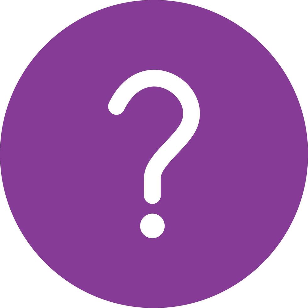 Question Mark icon vector image. Suitable for mobile apps, web apps and print media.