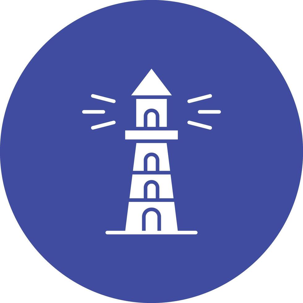 Lighthouse icon vector image. Suitable for mobile apps, web apps and print media.