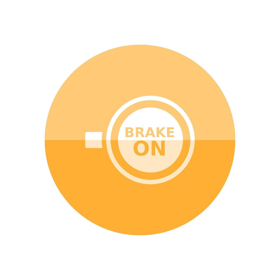 Race brake sign icon in flat color circle style. Sport transportation automotive auto car rally vector