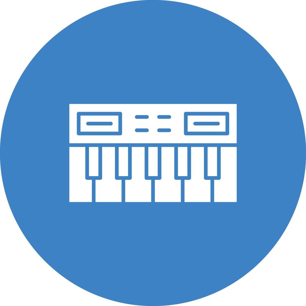 Piano Keyboard icon vector image. Suitable for mobile apps, web apps and print media.