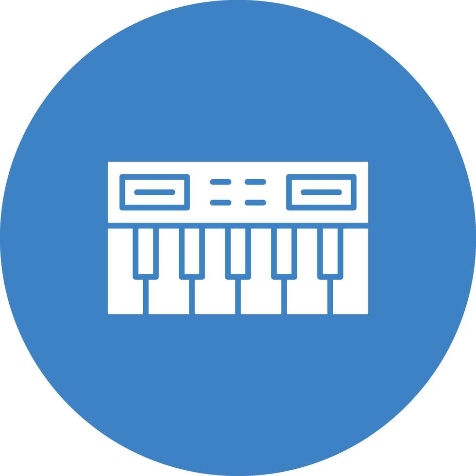 Piano Keyboard icon vector image. Suitable for mobile apps, web apps and print media.