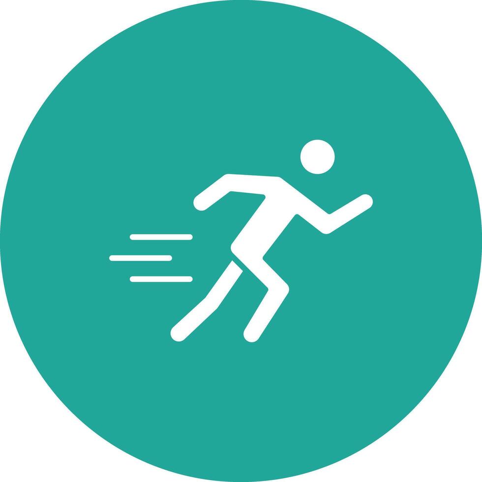 Person Running icon vector image. Suitable for mobile apps, web apps and print media.