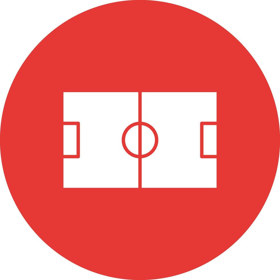fútbol campo icono vector imagen. adecuado para móvil aplicaciones, web aplicaciones y impresión medios de comunicación.