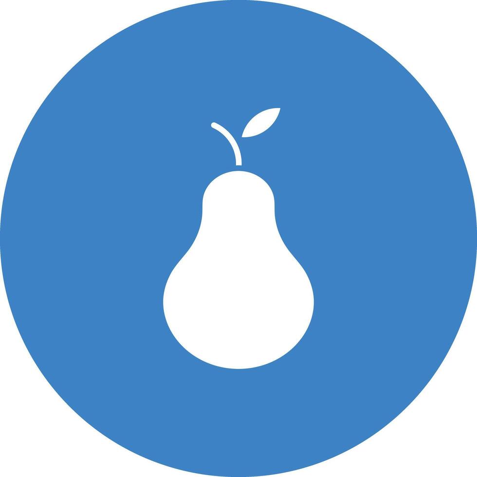 Pear icon vector image. Suitable for mobile apps, web apps and print media.