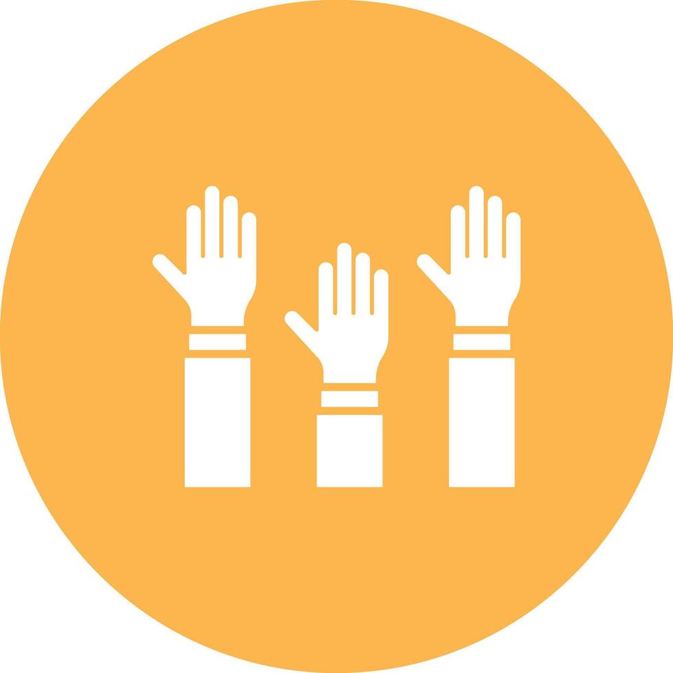 Raising Hands icon vector image. Suitable for mobile apps, web apps and print media.