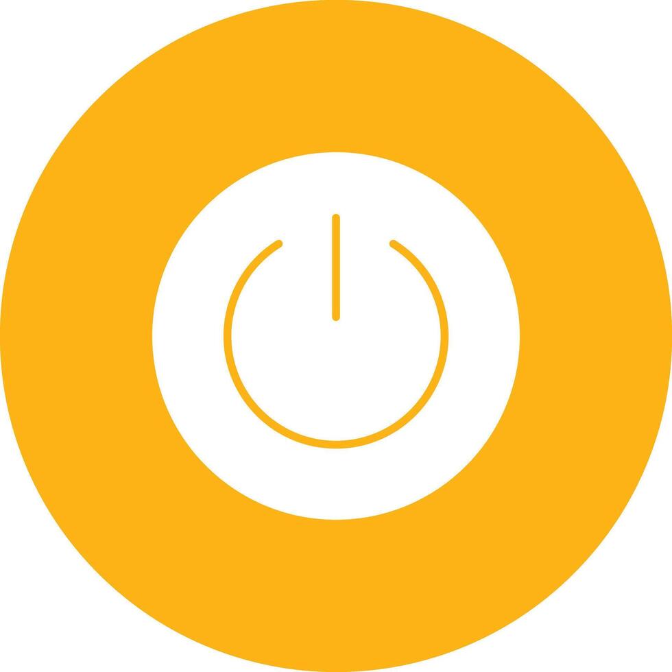 Power Button icon vector image. Suitable for mobile apps, web apps and print media.