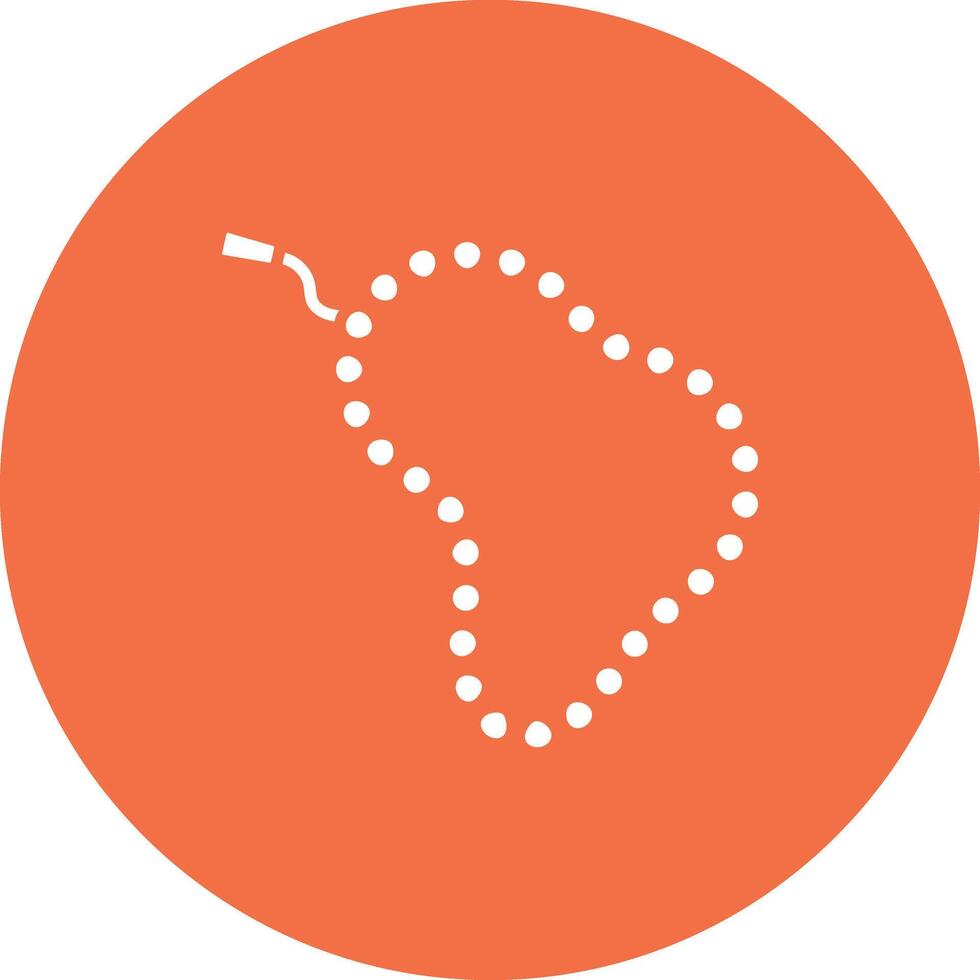 Prayer Beads icon vector image. Suitable for mobile apps, web apps and print media.