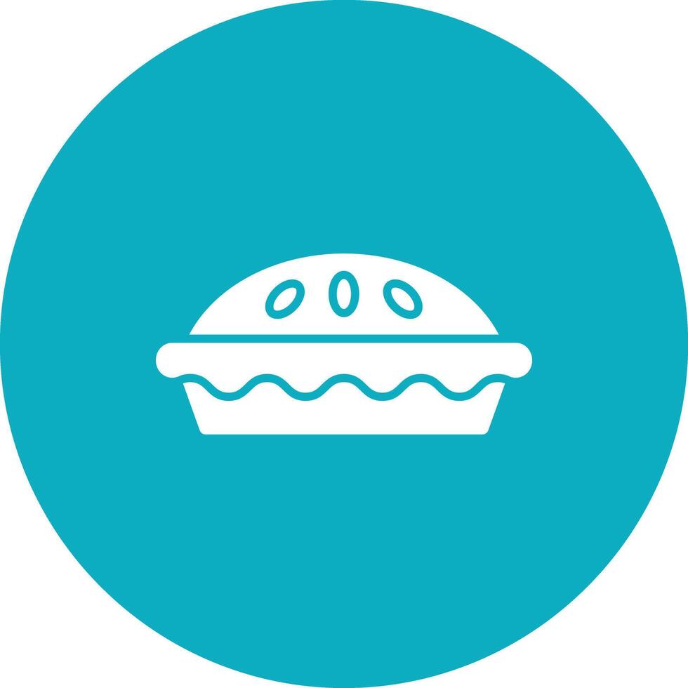 Pie icon vector image. Suitable for mobile apps, web apps and print media.