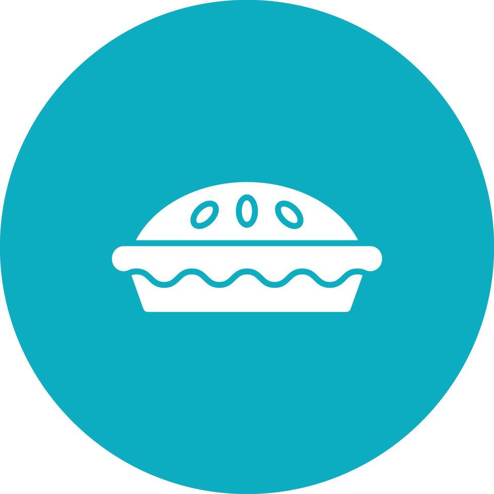 Pie icon vector image. Suitable for mobile apps, web apps and print media.