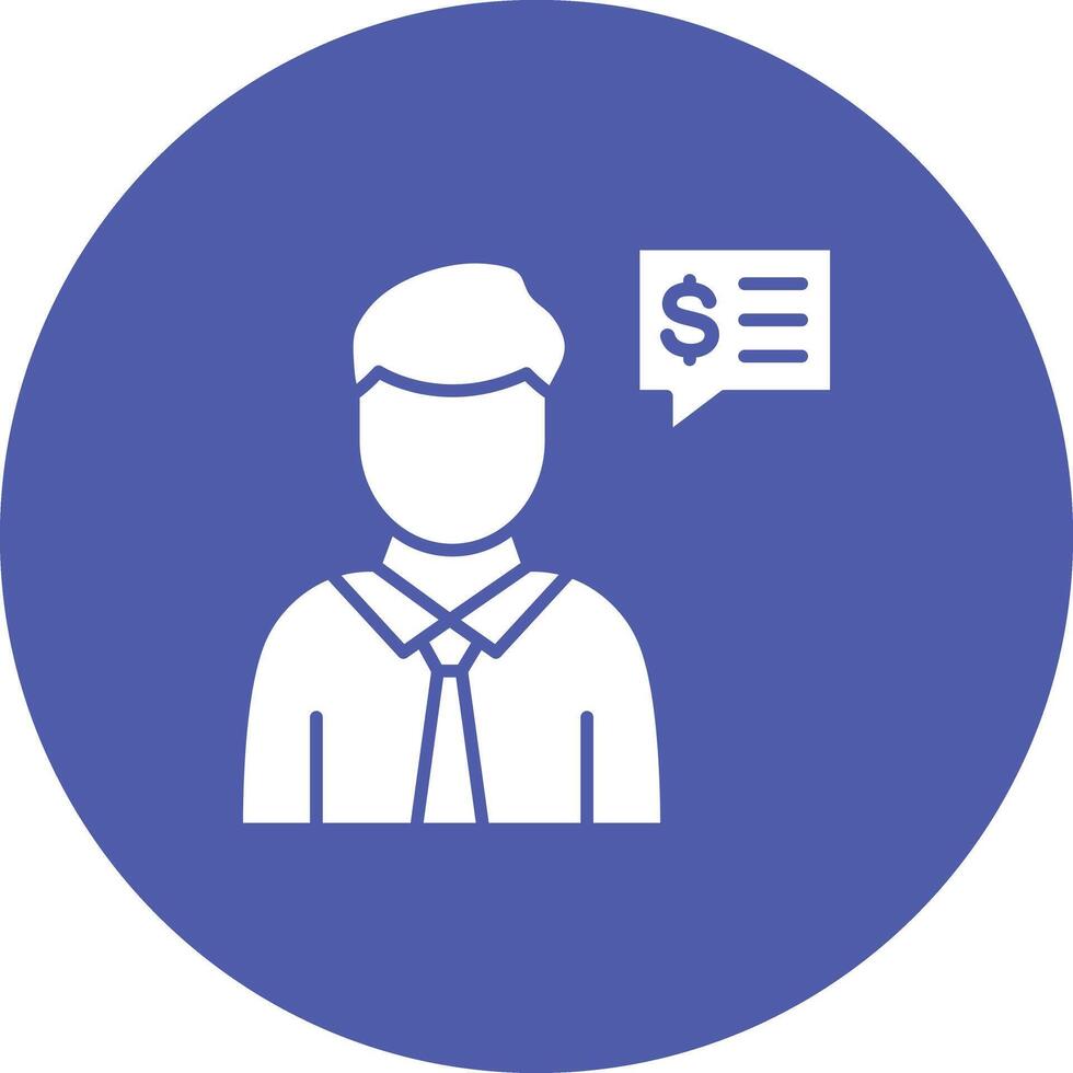 Trader icon vector image. Suitable for mobile apps, web apps and print media.