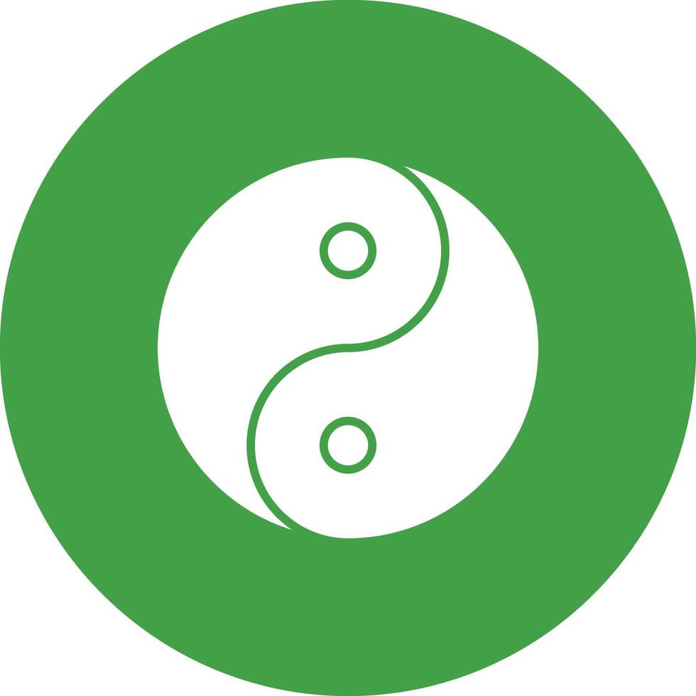 Yin Yang icon vector image. Suitable for mobile apps, web apps and print media.