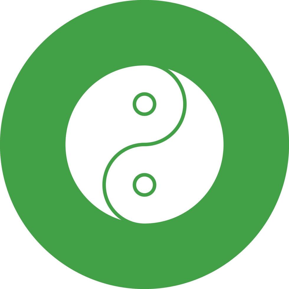 yin yang icono vector imagen. adecuado para móvil aplicaciones, web aplicaciones y impresión medios de comunicación.