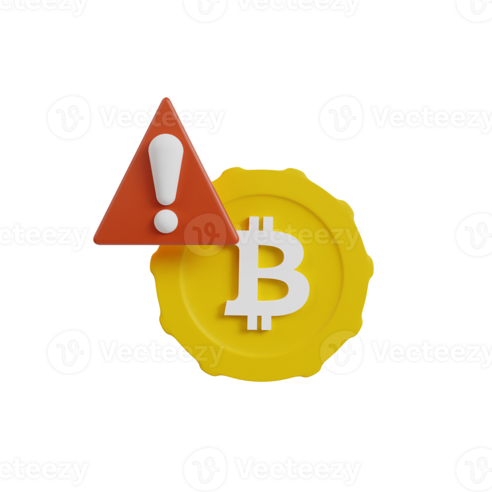 Cryptocurrecy 3d icon clipart png