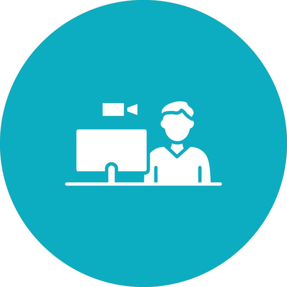 Video Call icon vector image. Suitable for mobile apps, web apps and print media.