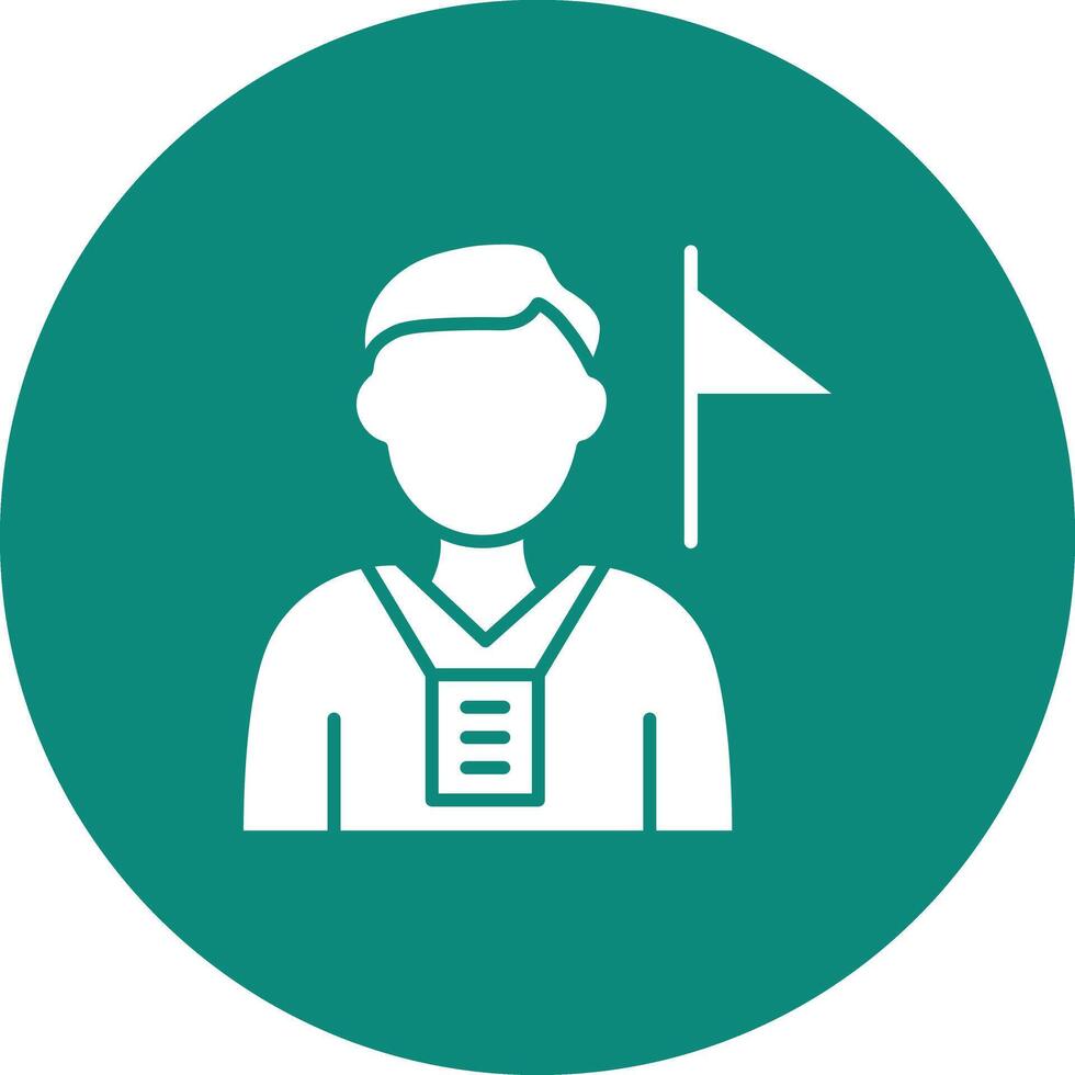 Tour Guide icon vector image. Suitable for mobile apps, web apps and print media.