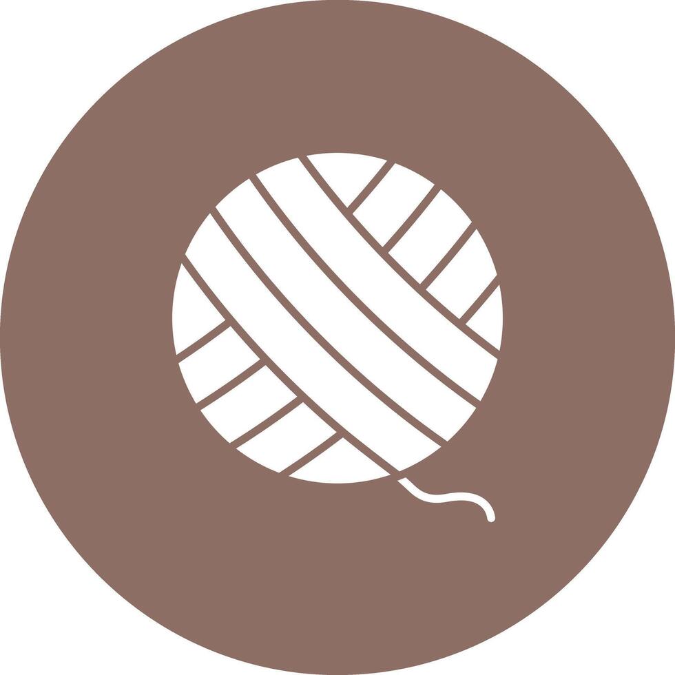 Yarn icon vector image. Suitable for mobile apps, web apps and print media.