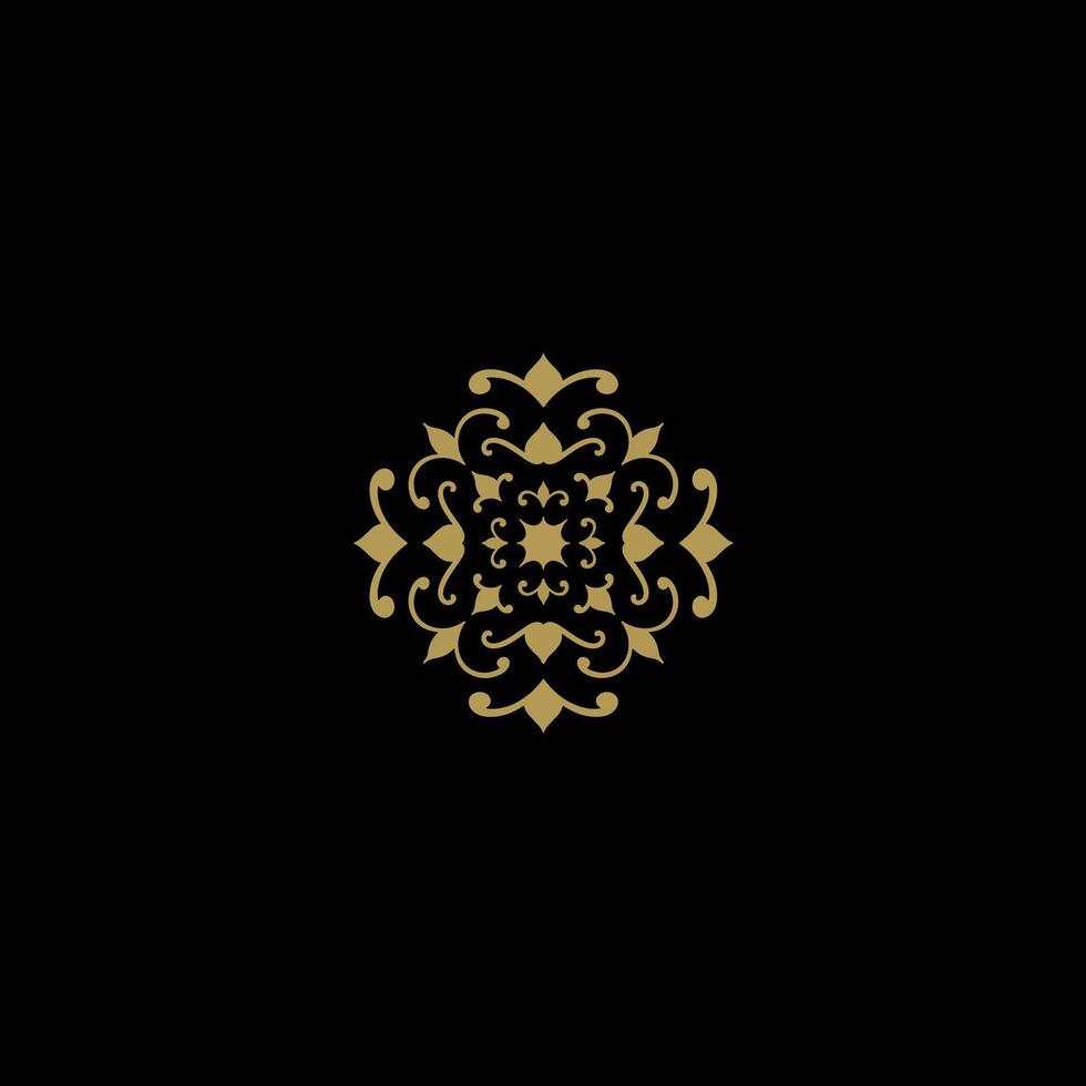 Ornaments elements mandala floral retro corners frames borders  art deco design vector file
