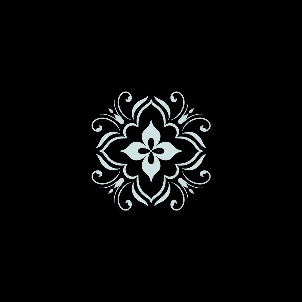 Ornaments elements mandala floral retro corners frames borders  art deco design vector file