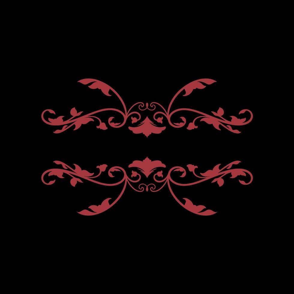 Vector frame ornament engraving vintage classic element decoration