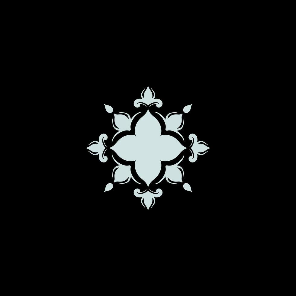 Ornaments elements mandala floral retro corners frames borders  art deco design vector file