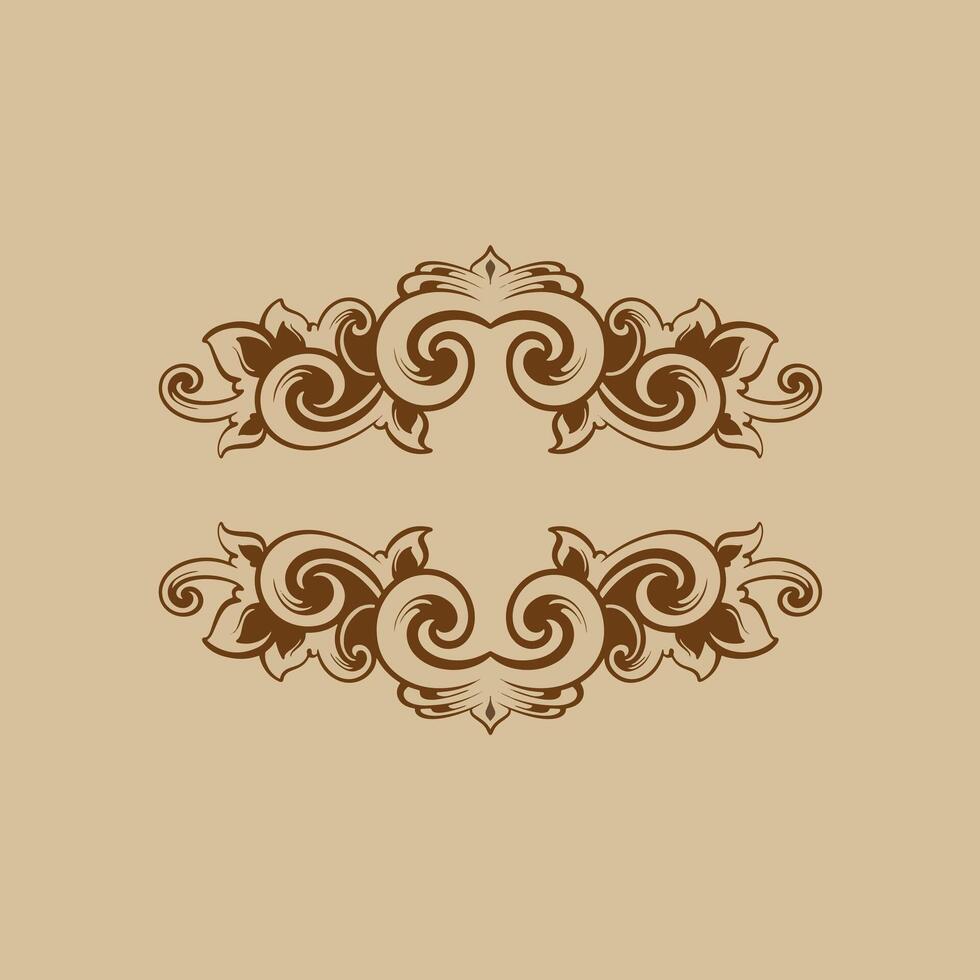 Ornaments elements mandala floral retro corners frames borders  art deco design vector file