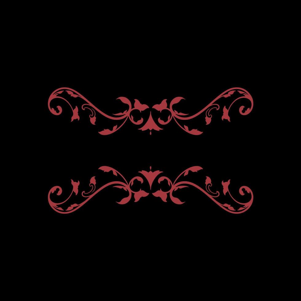 Vector frame ornament engraving vintage classic element decoration
