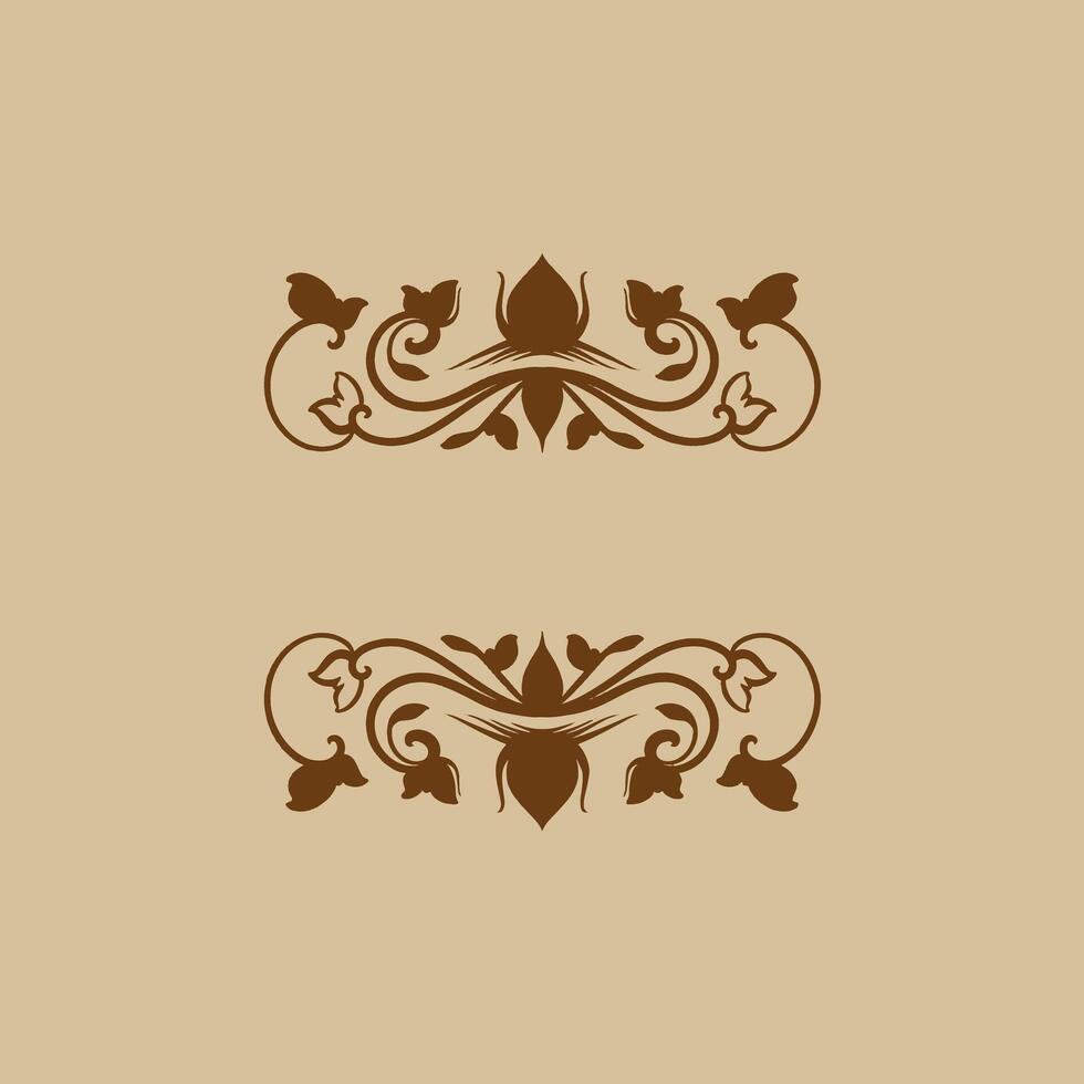 Ornaments elements mandala floral retro corners frames borders  art deco design vector file