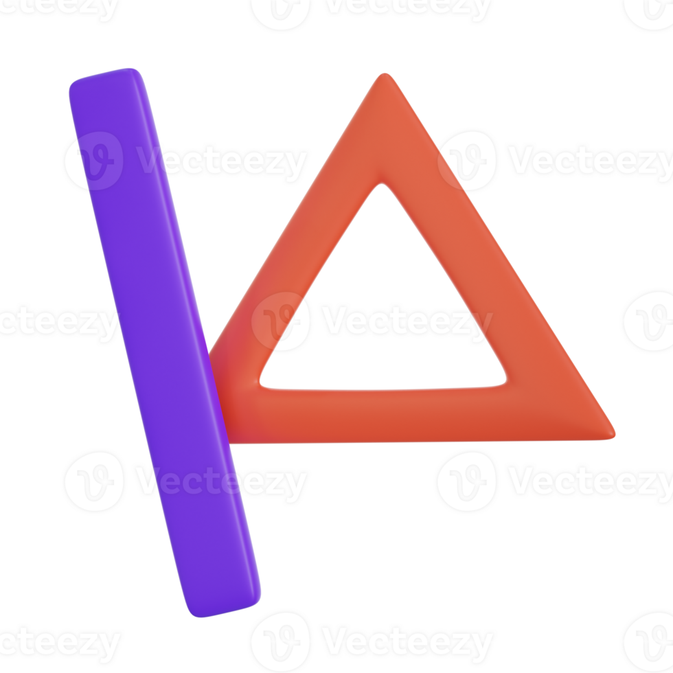ruler 3d icon illustration png