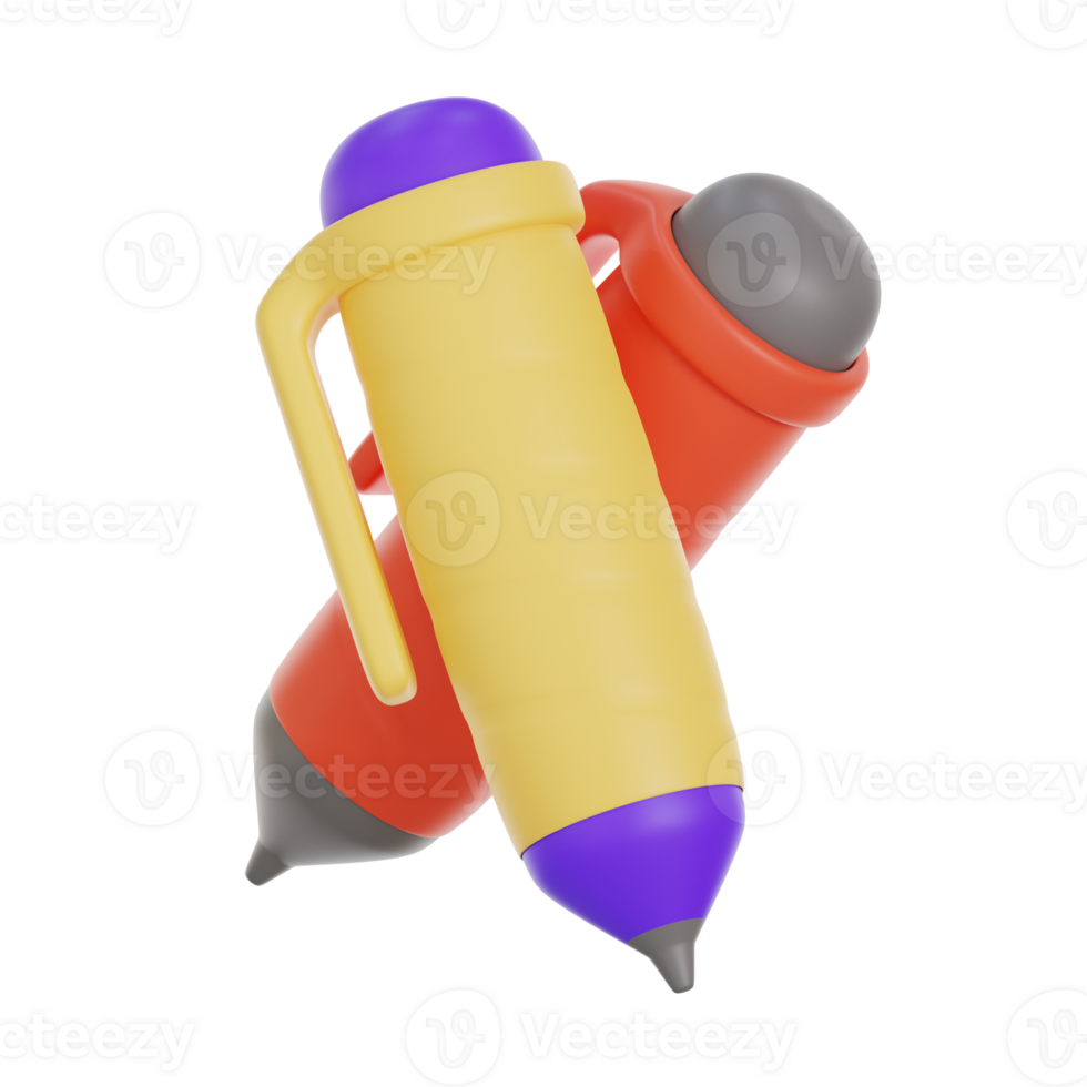 pen 3d icon illustration png