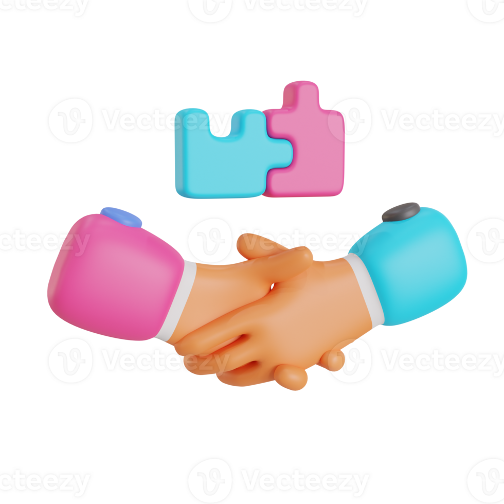 colaboration 3d icon illustration png
