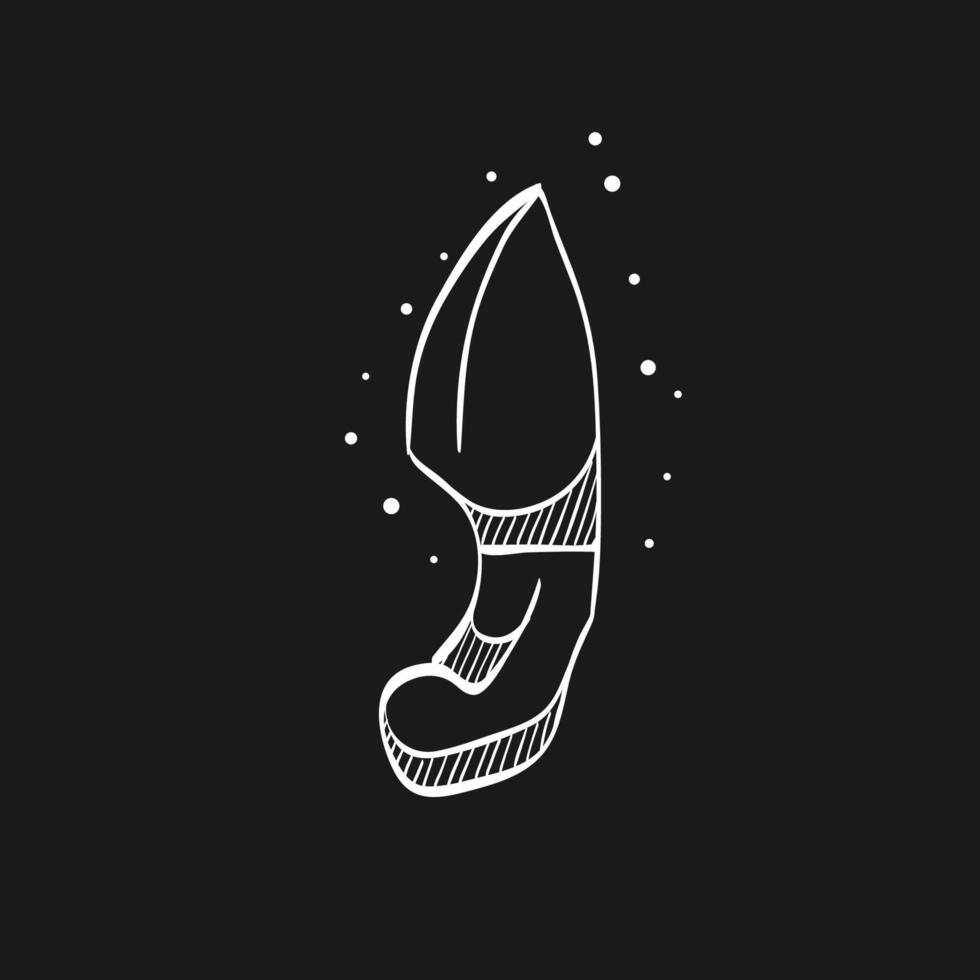 Knife doodle sketch illustration vector