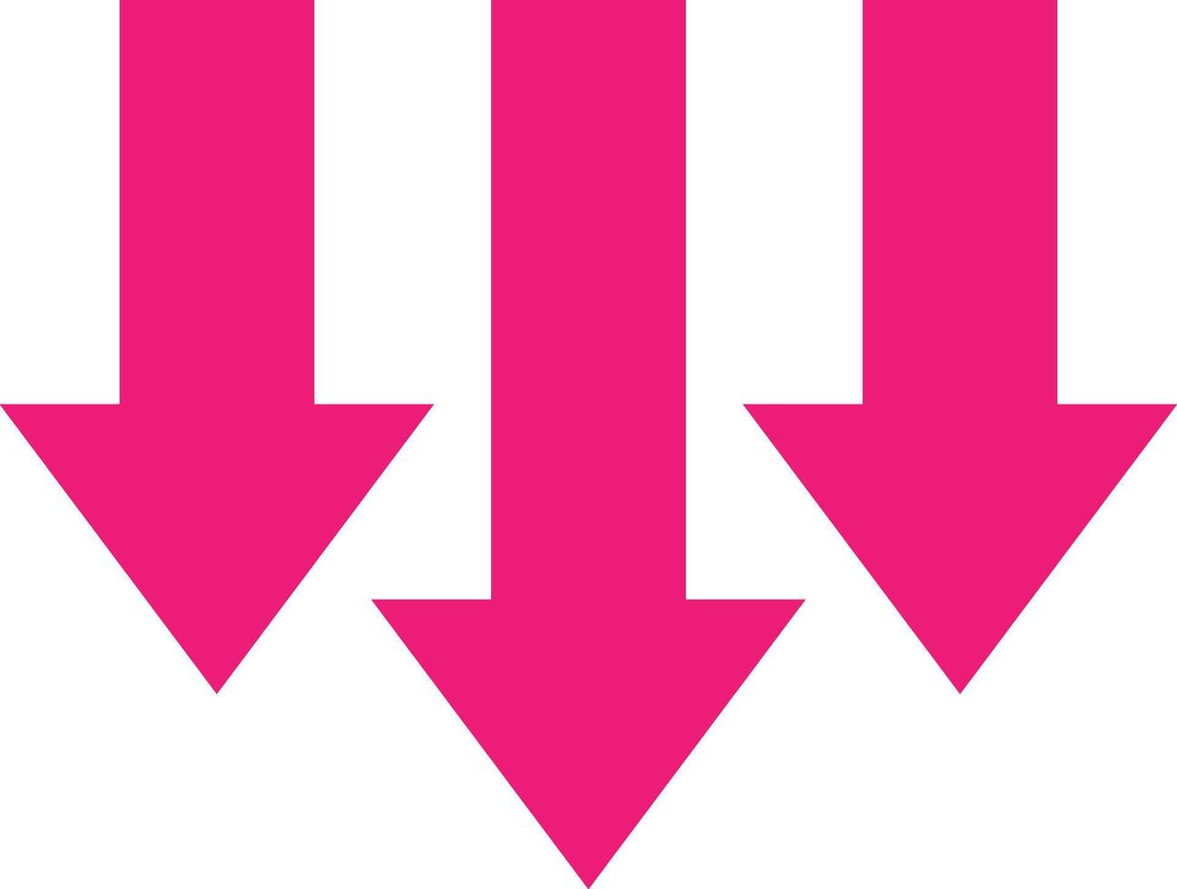 Decrease Analytics Graph vector