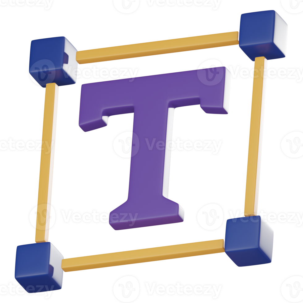 Digital Writing Magic, 3D Icon of Text Editor Icon for Modern Creatives. 3D Render png
