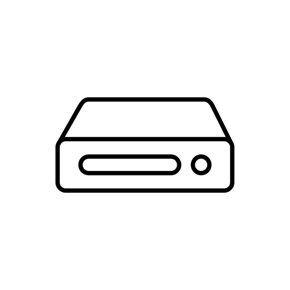 Mini Pc line icon design illustration vector