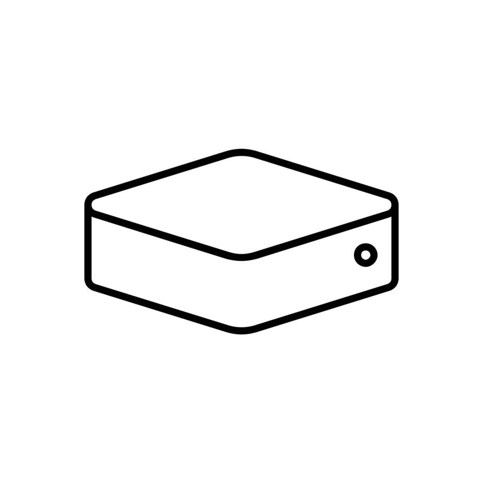 Mini Pc line icon design illustration vector