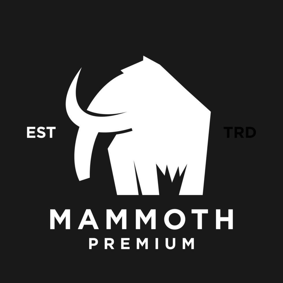 mamut logo icono diseño icono ilustración vector