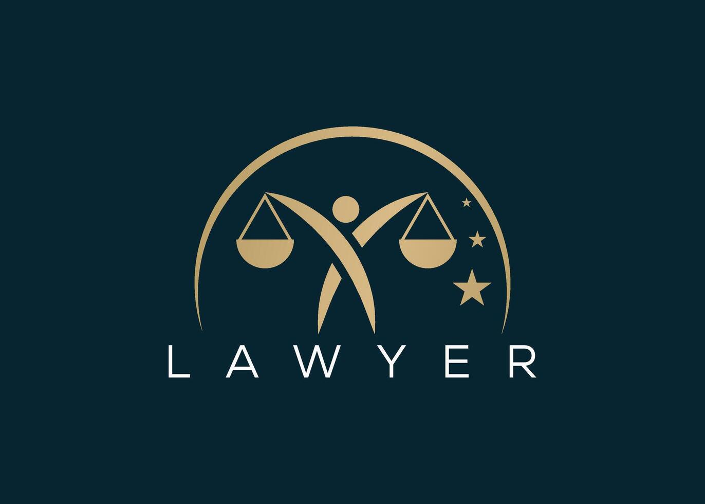 minimalista abogado logo diseño vector modelo