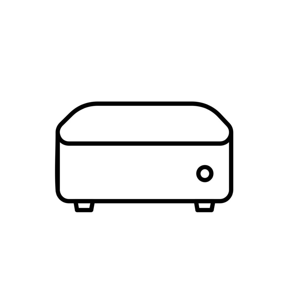 Mini Pc line icon design illustration vector