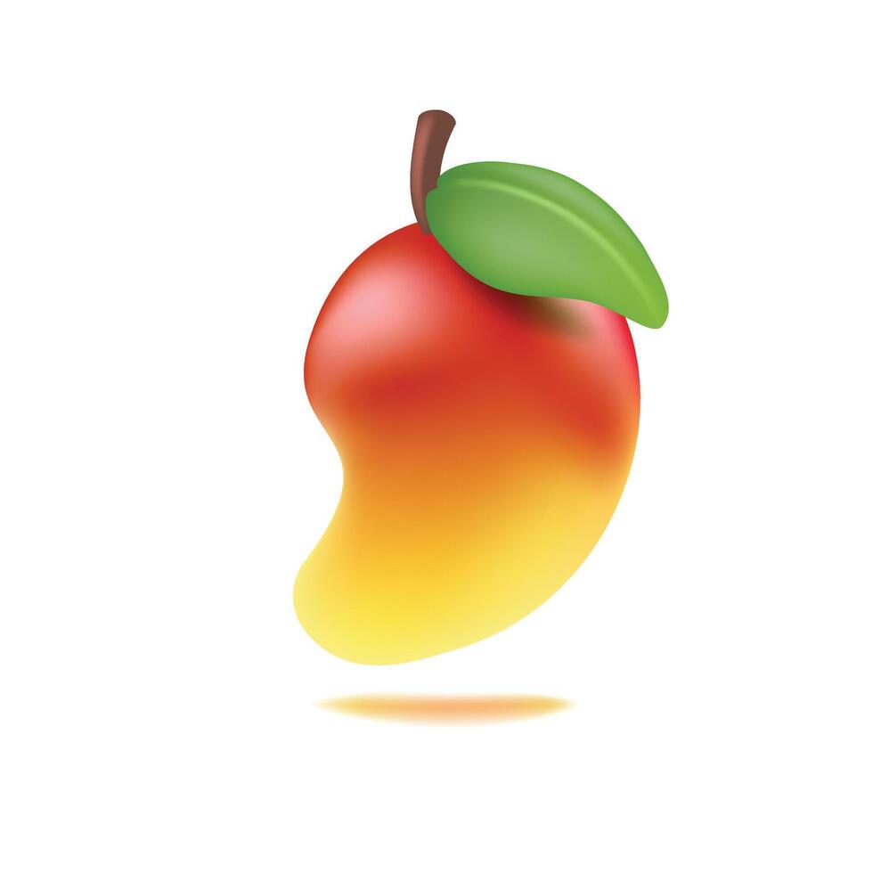 mango 3d icono suave ilustración vector