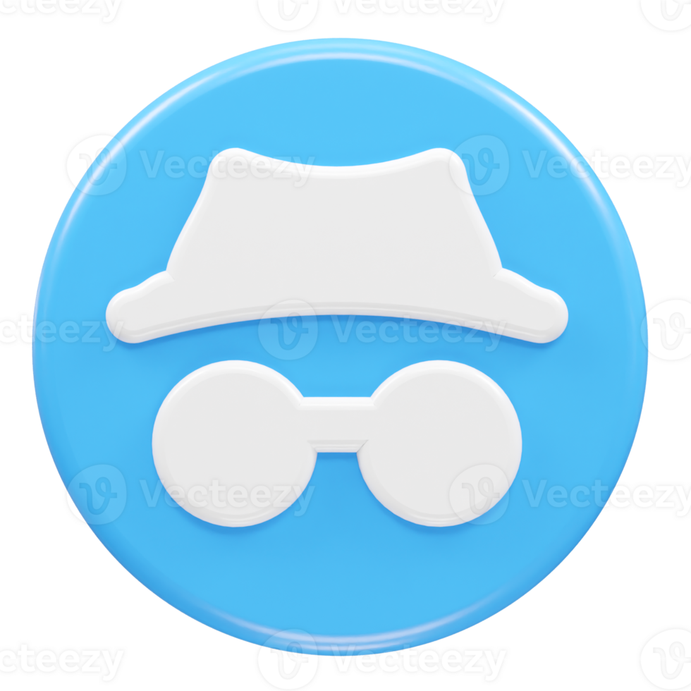 Privacy safety icon 3d rendering illustration png