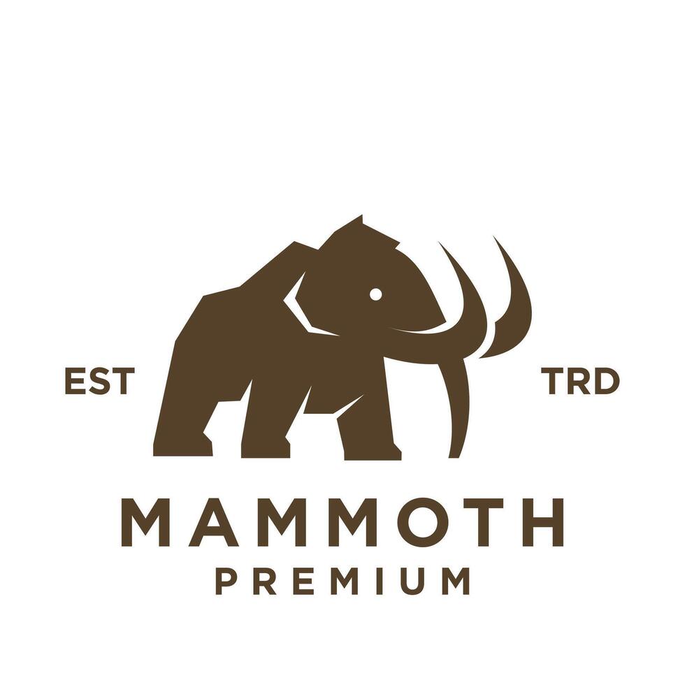 mamut logo icono diseño icono ilustración vector