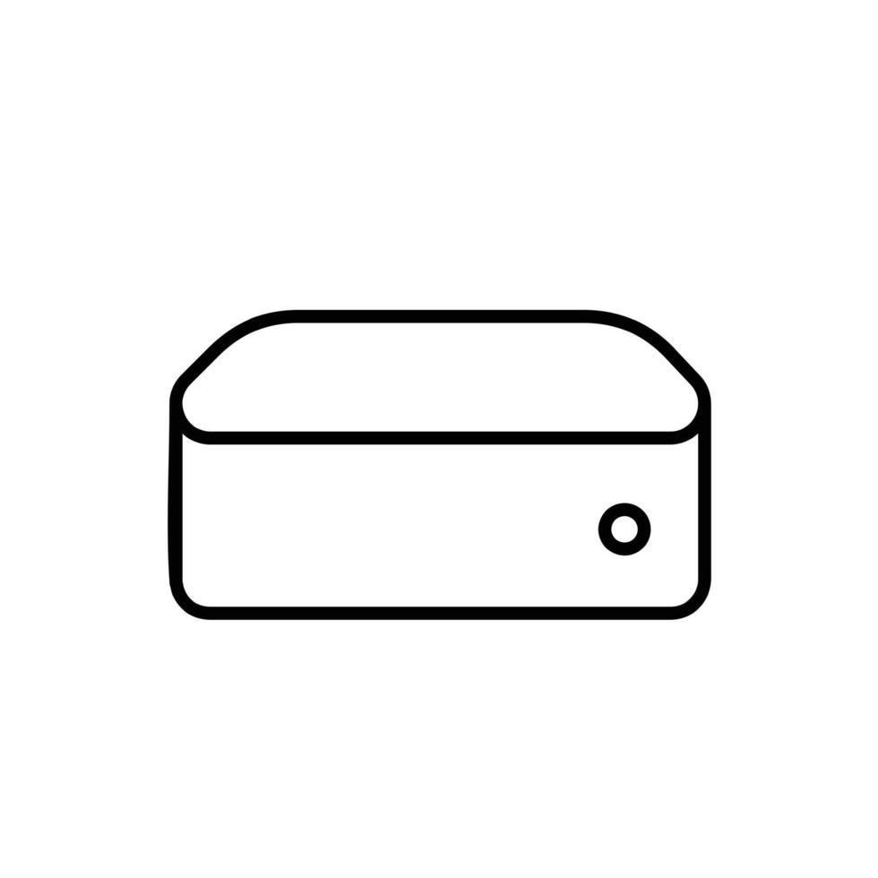 Mini Pc line icon design illustration vector