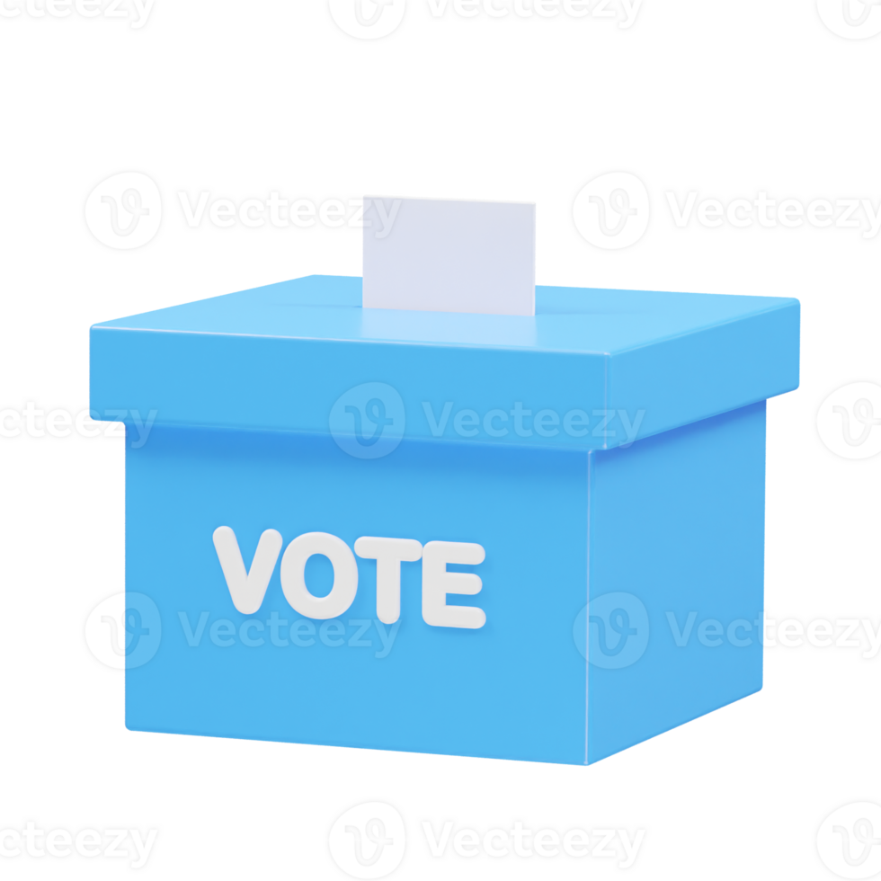 Vote icon illustration 3d rendering png
