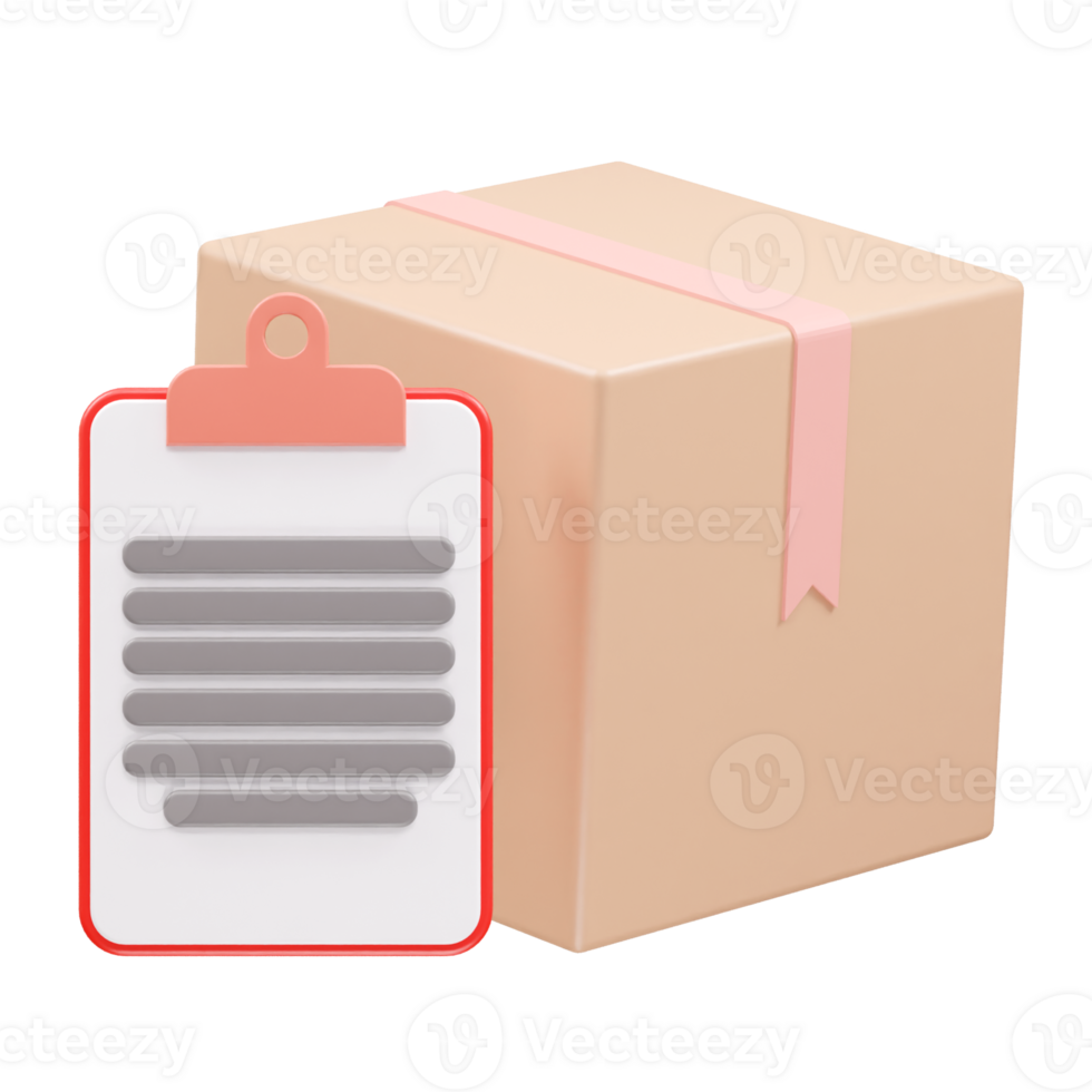 Delivery icon 3d illustration transparent element png