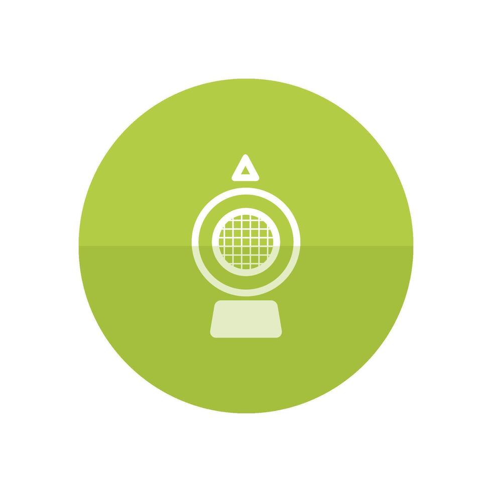 Hazard light icon in flat color circle style. Transportation road construction warning flashing danger vector