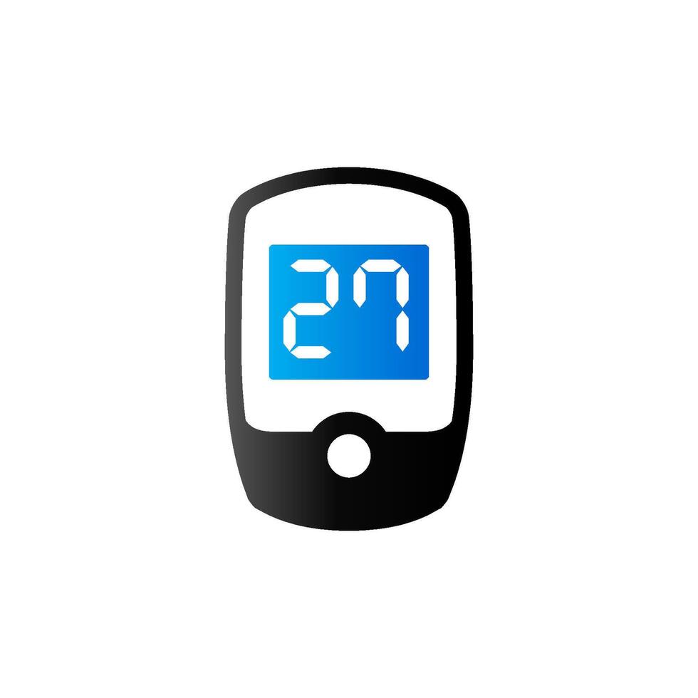 Cycle computer icon in duo tone color. Bicycle tool monitoring vector