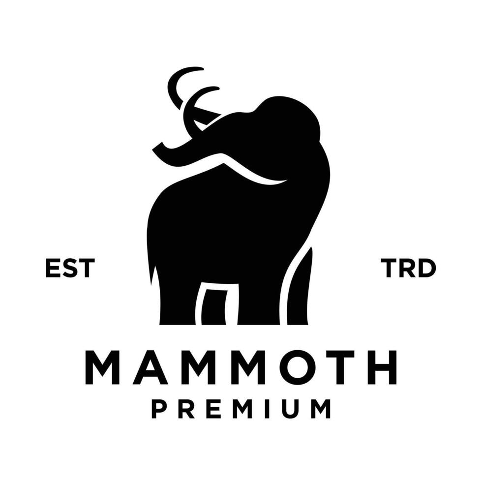 mamut logo icono diseño icono ilustración vector